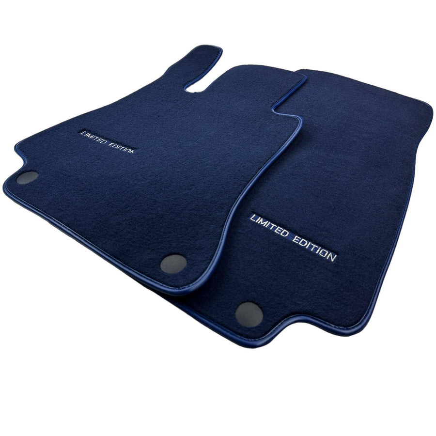 Dark Blue Floor Mats For Mercedes Benz CLA-Class X118 Shooting Brake (2019-2023) | Limited Edition - AutoWin