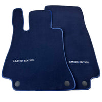 Dark Blue Floor Mats For Mercedes Benz CLK-Class A208 Convertible (1998-2003) | Limited Edition - AutoWin