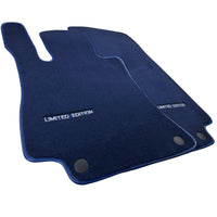 Dark Blue Floor Mats For Mercedes Benz CLS-Class X218 Shooting Brake (2012-2014) | Limited Edition - AutoWin