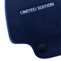Dark Blue Floor Mats For Mercedes Benz EQC-Class N293 (2019-2023) | Limited Edition - AutoWin