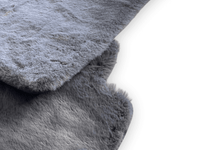 Dark Gray Sheepskin Floor Mats For Rolls Royce Dawn Rr6 2016-2023 Er56 Design Brand - AutoWin