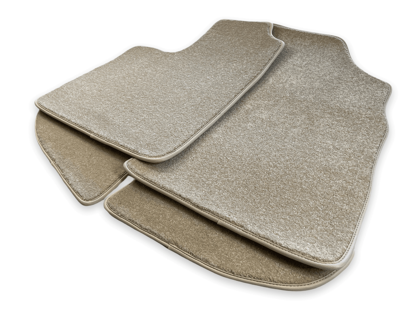 Floor Mats For Bentley Continental GT Beige Luxury Quality 2003–2011 - AutoWin