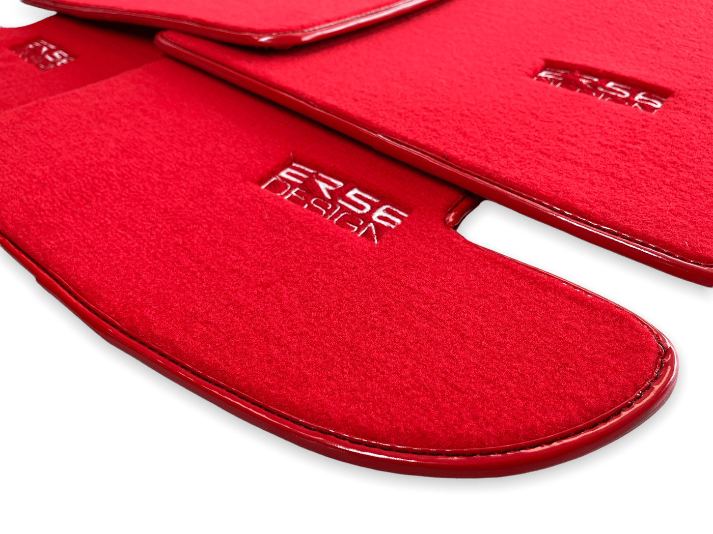 Floor Mats For Bentley Continental GT Red 2003–2011 Er56 Design - AutoWin
