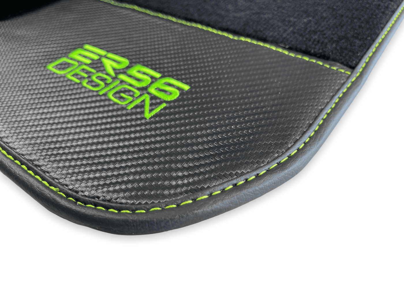 Floor Mats For BMW 5 Series E61 Wagon Carbon Leather Er56 Design - AutoWin