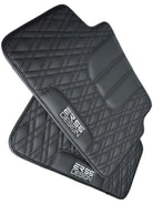 Floor Mats For BMW 6 Series E64 Convertible Black Leather Er56 Design - AutoWin