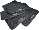 Floor Mats For BMW 7 Series E38 Long Black Leather Er56 Design - AutoWin
