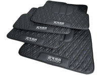 Floor Mats For BMW M3 E30 Black Leather Er56 Design - AutoWin