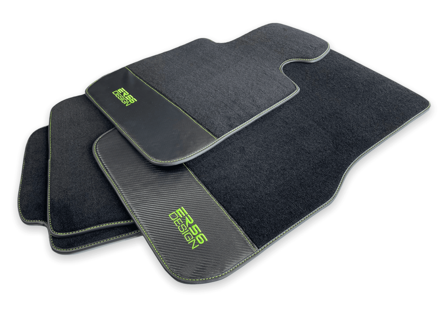 Floor Mats For BMW M3 E36 Carbon Leather Er56 Design - AutoWin