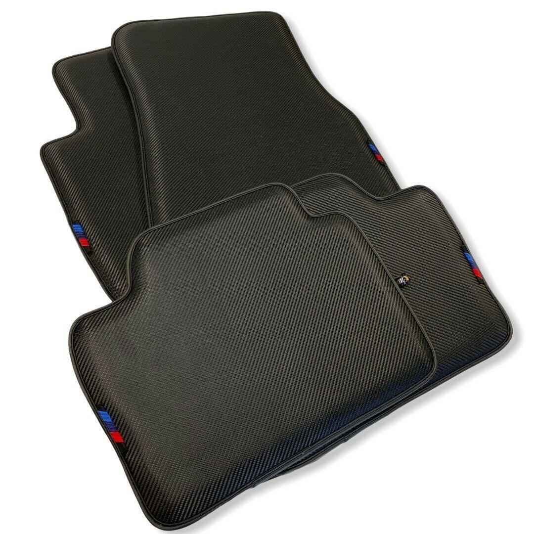 Floor Mats For BMW M3 E92 Autowin Brand Carbon Fiber Leather - AutoWin