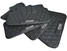 Floor Mats For BMW M3 F80 Series Black Leather Er56 Design - AutoWin