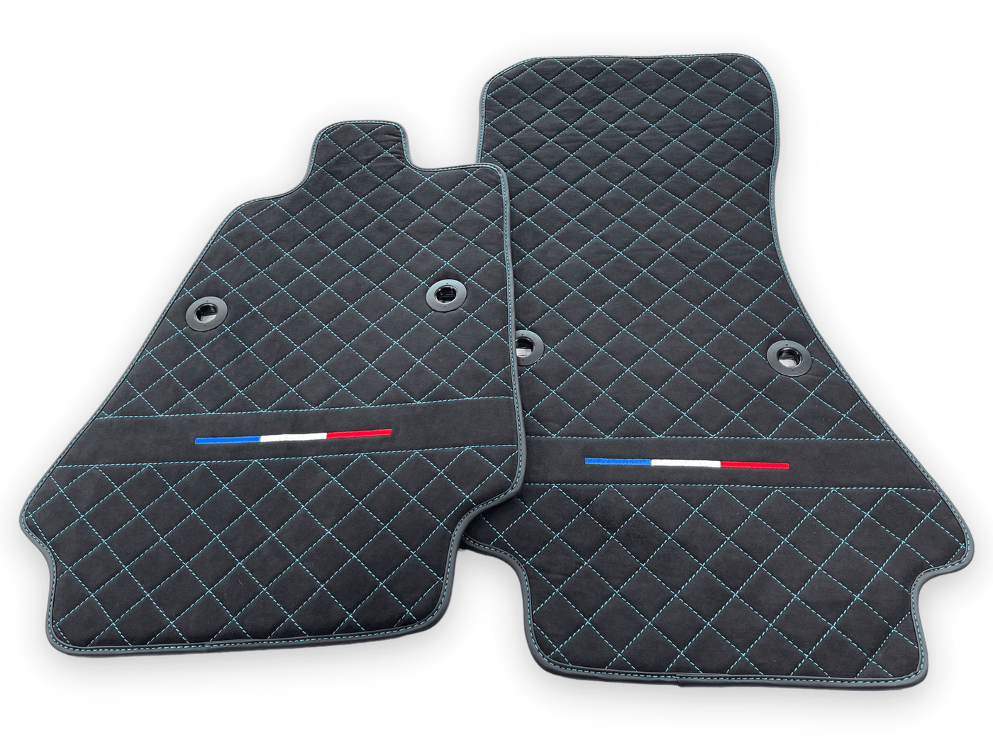Floor Mats For Bugatti Chiron Alcantara Leather Limited Edition - AutoWin