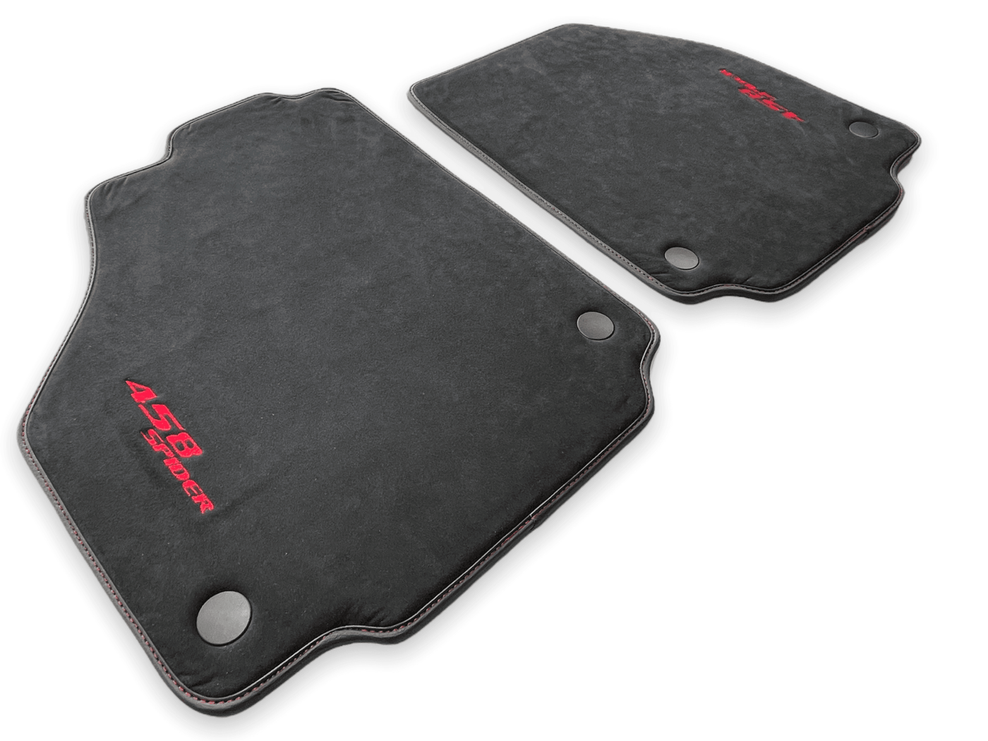Floor Mats For Ferrari 458 Spider 2012-2015 Alcantara Leather - AutoWin