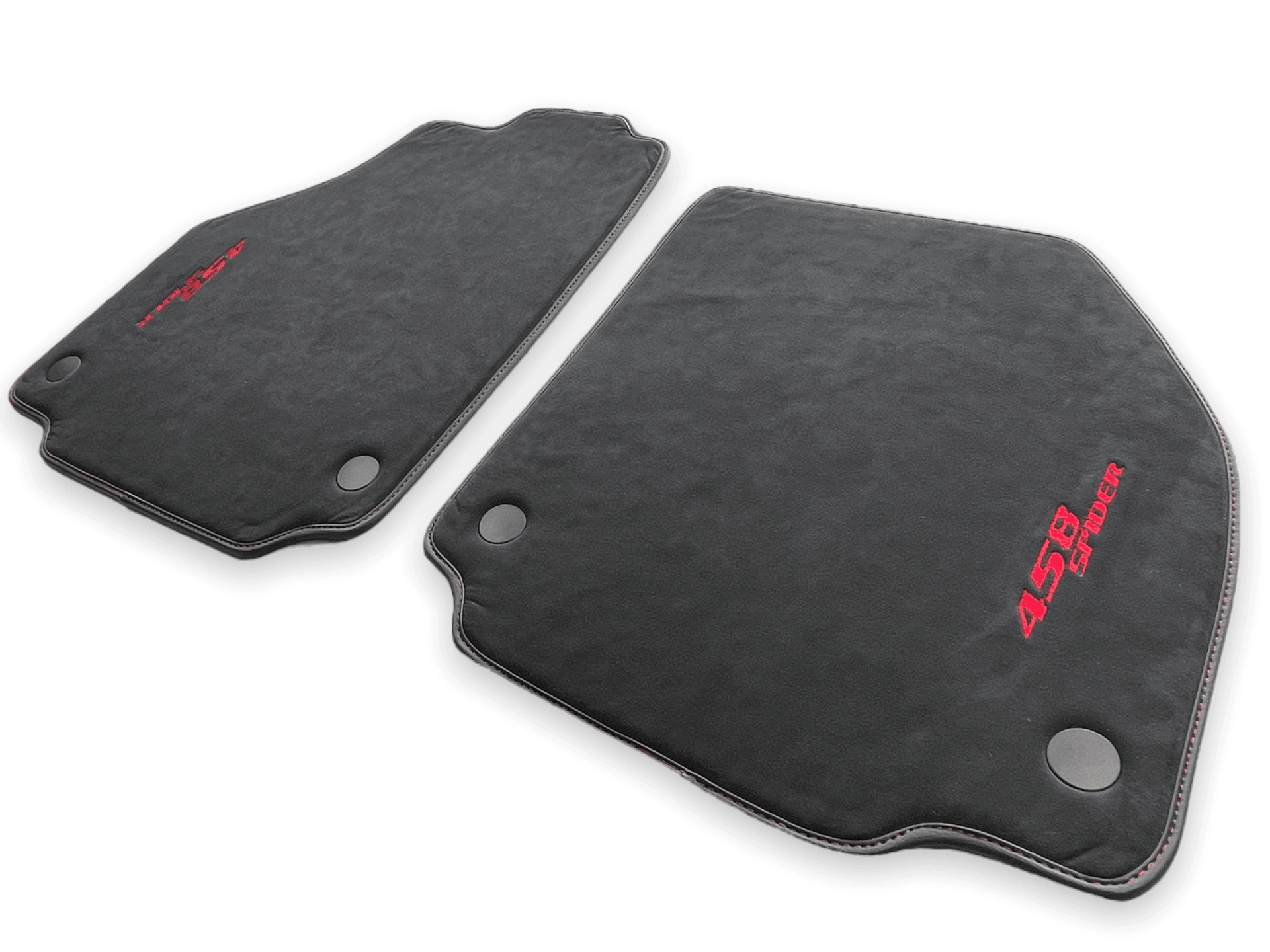 Floor Mats For Ferrari 458 Spider 2012-2015 Alcantara Leather - AutoWin