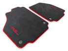 Floor Mats For Ferrari 458 Spider (2012-2015) Alcantara Leather Red Trim - AutoWin