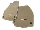 Floor Mats For Ferrari 458 Spider 2012-2015 Beige Italian Edition - AutoWin