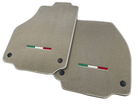 Floor Mats For Ferrari 458 Spider 2012-2015 Beige Italian Edition - AutoWin
