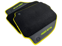 Floor Mats For Ferrari 488 GTB 2015-2022 Carpet With Leather - AutoWin