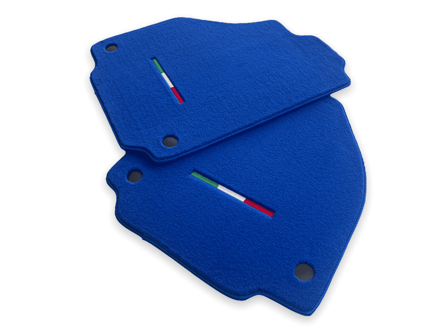 Floor Mats For Ferrari F8 Tributo 2019-2023 Blue Italian Edition - AutoWin