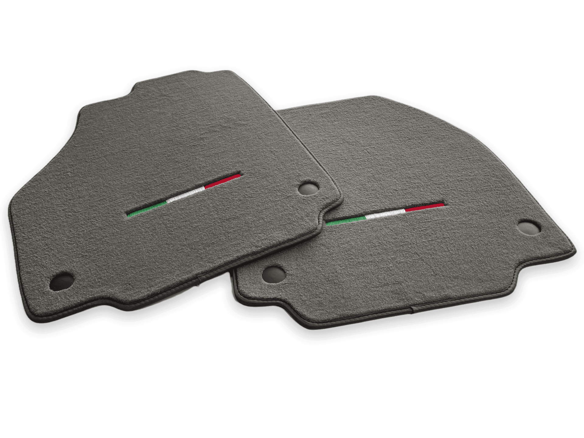 Floor Mats For Ferrari F8 Tributo (2019-2023) Gray Italian Edition - AutoWin