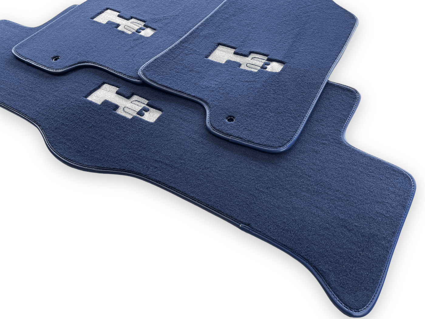 Floor Mats For Hummer H3 2005-2010 Tailored Dark Blue Color Carpets - AutoWin