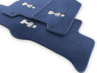 Floor Mats For Hummer H3 2005-2010 Tailored Dark Blue Color Carpets - AutoWin