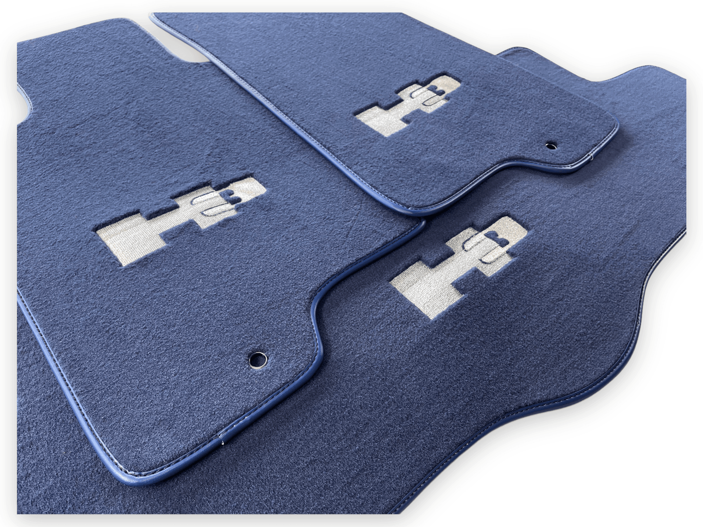 Floor Mats For Hummer H3 2005-2010 Tailored Dark Blue Color Carpets - AutoWin