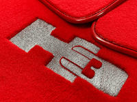 Floor Mats For Hummer H3 2005-2010 Tailored Red Color Carpets - AutoWin
