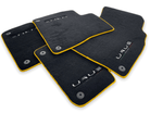 Floor Mats For Lamborghini Urus Black Tailored With Yellow Trim - AutoWin