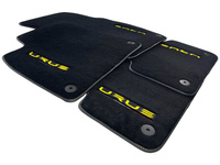 Floor Mats For Lamborghini Urus Black Tailored Yellow Edition - AutoWin