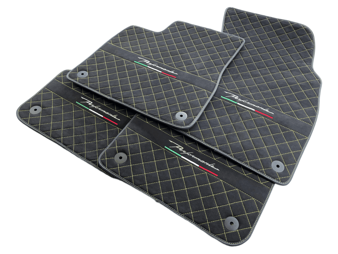 Floor Mats For Lamborghini Urus Performante Alcantara Leather - AutoWin