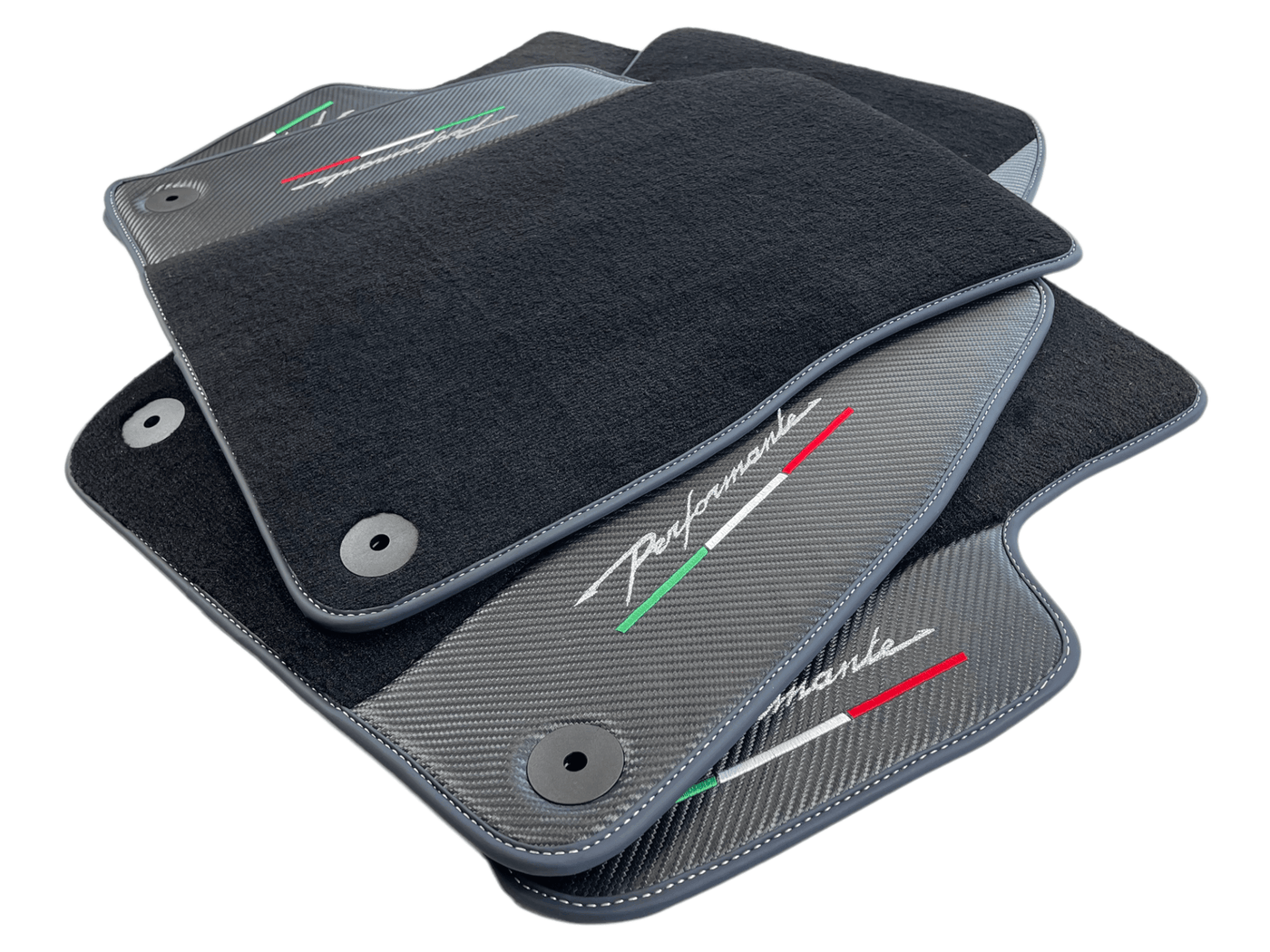 Floor Mats For Lamborghini Urus Performante With Carbon Leather - AutoWin