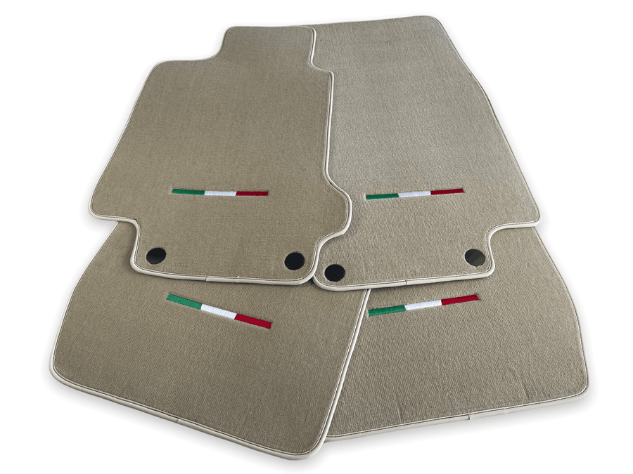 Floor Mats For Maserati GranTurismo (2007-2019) Beige IT Edition - AutoWin