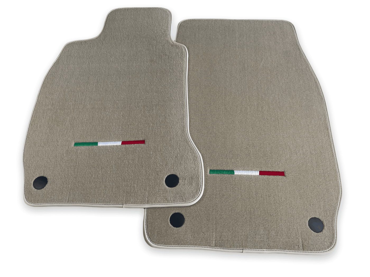 Floor Mats For Maserati Quattroporte Beige IT Edition - AutoWin