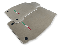 Floor Mats For Maserati Quattroporte Beige IT Edition - AutoWin