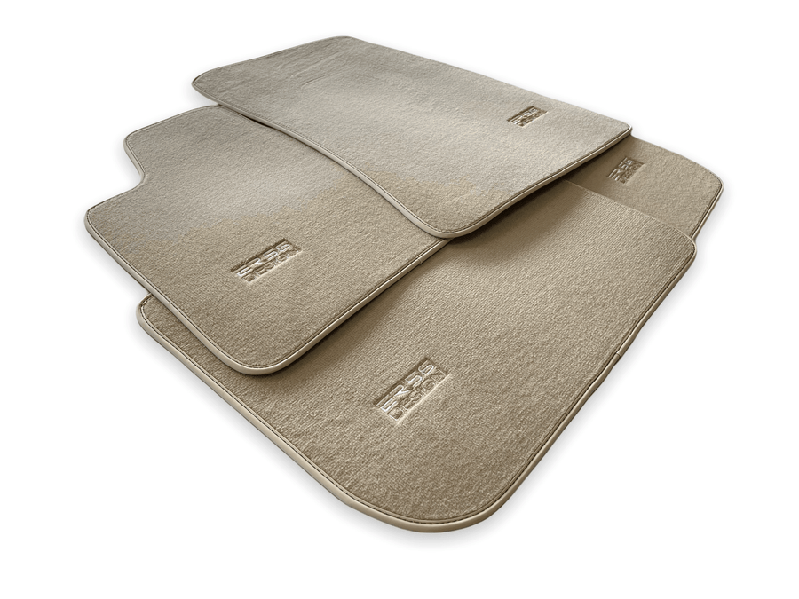 Floor Mats For Rolls Royce Cullinan Rr31 2018-2023 Beige ER56 Design - AutoWin