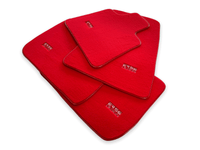 Floor Mats For Rolls Royce Dawn Rr6 2016-2023 Red Er56 Design - AutoWin