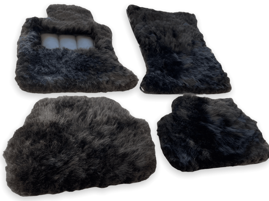 Genuine Sheepskin Floor Mats Rolls Royce Shadow 1965-1977 Er56 Design Brand - AutoWin