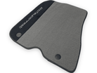 Gray Floor Mats For Ferrari 812 Superfast With Alcantara Leather - AutoWin
