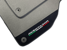 Gray Floor Mats for Lamborghini Aventador With Alcantara Leather - AutoWin