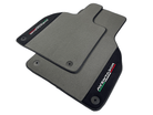Gray Floor Mats for Lamborghini Aventador With Alcantara Leather - AutoWin