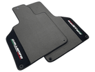 Gray Floor Mats for Lamborghini Gallardo With Alcantara Leather - AutoWin
