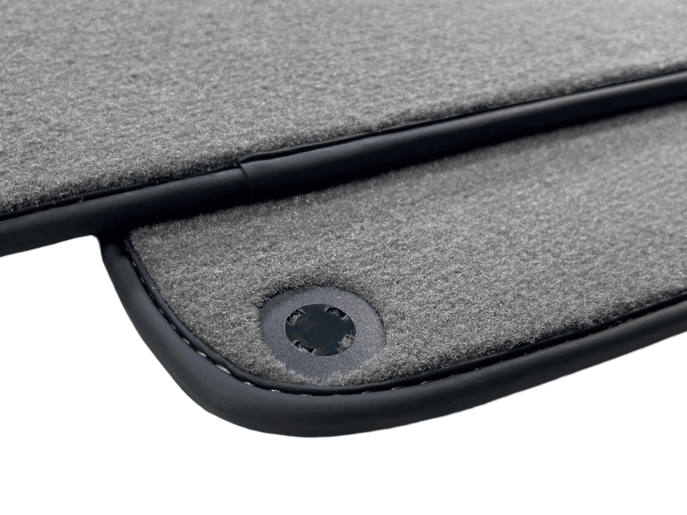 Gray Floor Mats for Lamborghini Gallardo With Alcantara Leather - AutoWin