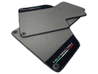 Gray Floor Mats for Lamborghini Huracan With Alcantara Leather - AutoWin