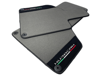 Gray Floor Mats for Lamborghini Huracan With Alcantara Leather - AutoWin