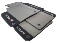 Gray Floor Mats For Lamborghini Urus With Alcantara Leather - AutoWin