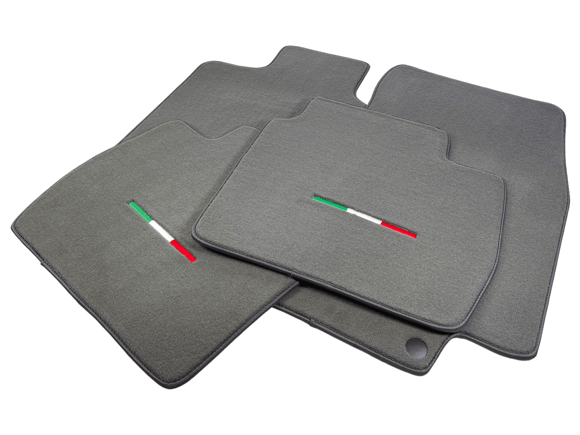 Gray Floor Mats For Maserati GranTurismo (2007-2019) IT Edition - AutoWin