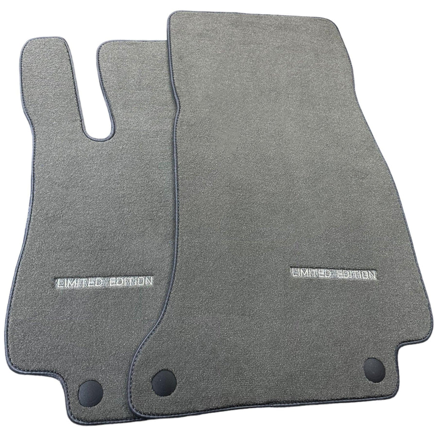 Gray Floor Mats For Mercedes Benz E-Class W213 Sedan (2020-2023) Hybrid | Limited Edition - AutoWin
