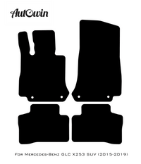 Gray Floor Mats For Mercedes Benz GLC-Class X253 SUV (2015-2019) | Limited Edition - AutoWin