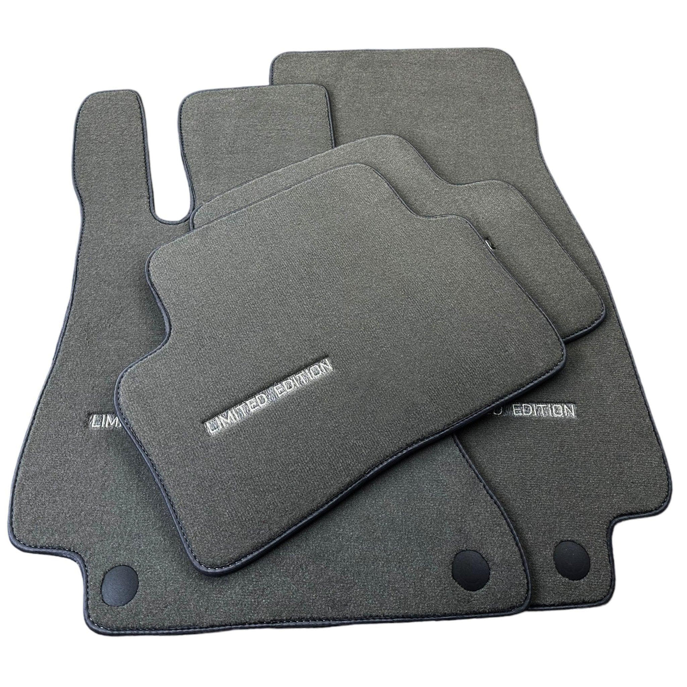 Gray Floor Mats For Mercedes Benz M-Class W166 (2011-2015) | Limited Edition - AutoWin