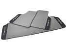 Gray Floor Mats For Tesla Model S With Alcantara Leather - AutoWin